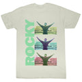 Rocky Mens S/S T-Shirt - Triple Victory - Solid Natural Hoodie, Sweatshirt | CiraTrend.com