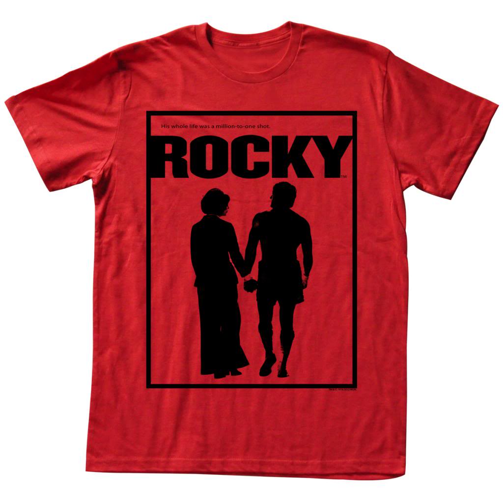 Rocky Mens S/S T-Shirt - Poster - Solid Red Hoodie, Sweatshirt | CiraTrend.com