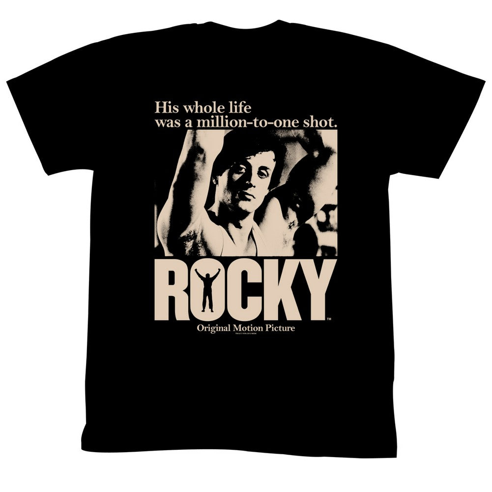 Rocky Mens S/S T-Shirt - Greased Lightning - Solid Black Hoodie, Sweatshirt | CiraTrend.com