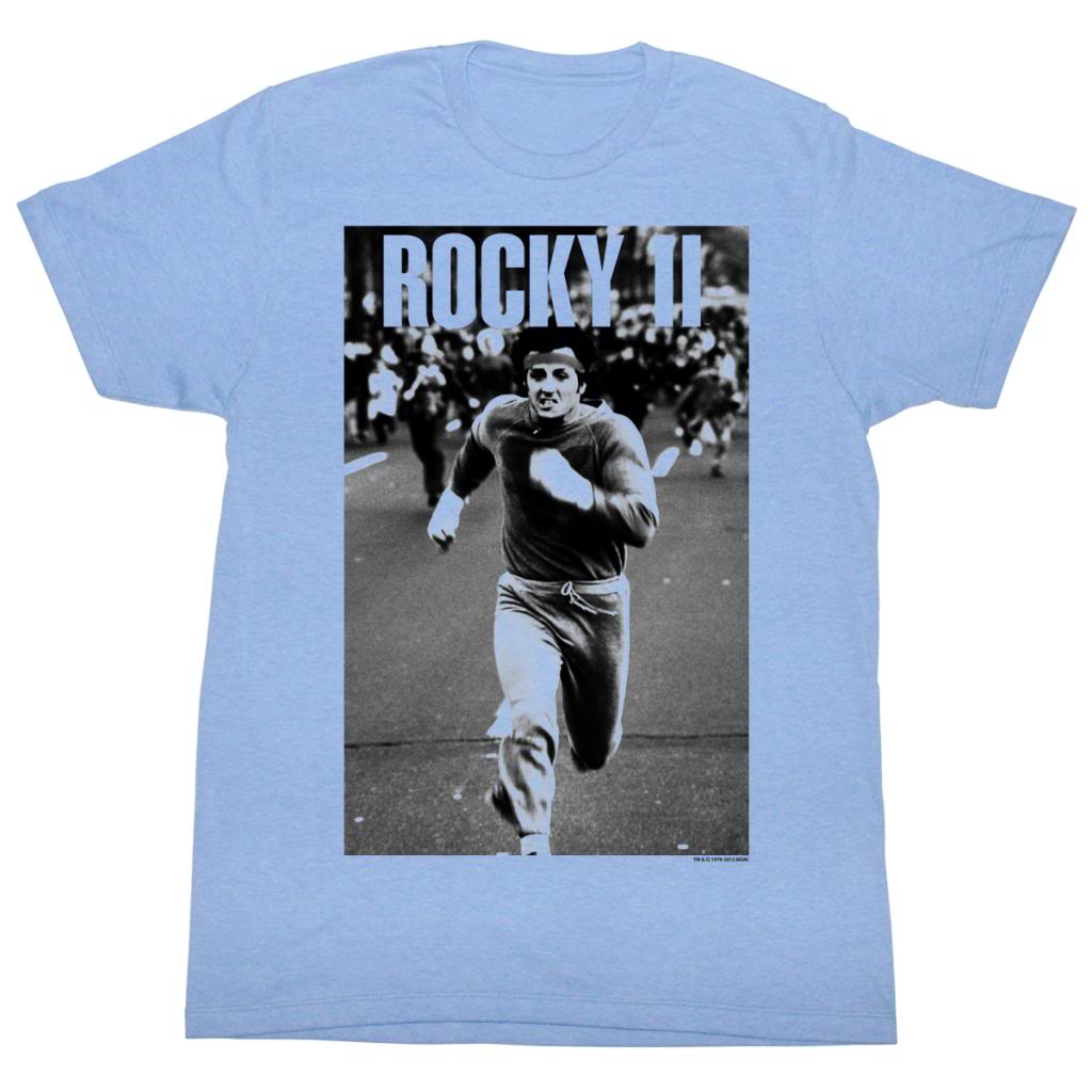 Rocky Mens S/S T-Shirt - Running And Running - Heather Light Blue Heather Hoodie, Sweatshirt | CiraTrend.com