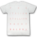 Rocky Mens S/S T-Shirt - Words - Solid White Hoodie, Sweatshirt | CiraTrend.com