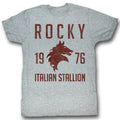 Rocky Mens S/S T-Shirt - Vintage 1976 - Heather Gray Heather Hoodie, Sweatshirt | CiraTrend.com