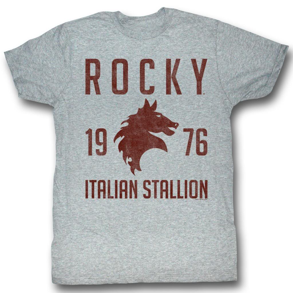 Rocky Mens S/S T-Shirt - Vintage 1976 - Heather Gray Heather Hoodie, Sweatshirt | CiraTrend.com