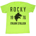 Rocky Mens S/S T-Shirt - Vintage 1976 - Heather Neon Mint Heather Hoodie, Sweatshirt | CiraTrend.com