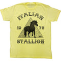 Rocky Mens S/S T-Shirt - Italian Stallion - Heather Yellow Heather Hoodie, Sweatshirt | CiraTrend.com