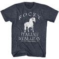 Rocky Mens S/S T-Shirt - Rocky Horse - Heather Navy Heather Hoodie, Sweatshirt | CiraTrend.com