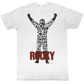 Rocky Mens S/S T-Shirt - Winner - Solid White Hoodie, Sweatshirt | CiraTrend.com