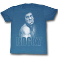 Rocky Mens S/S T-Shirt - Rocky Smash - Heather Pacific Blue Heather Hoodie, Sweatshirt | CiraTrend.com