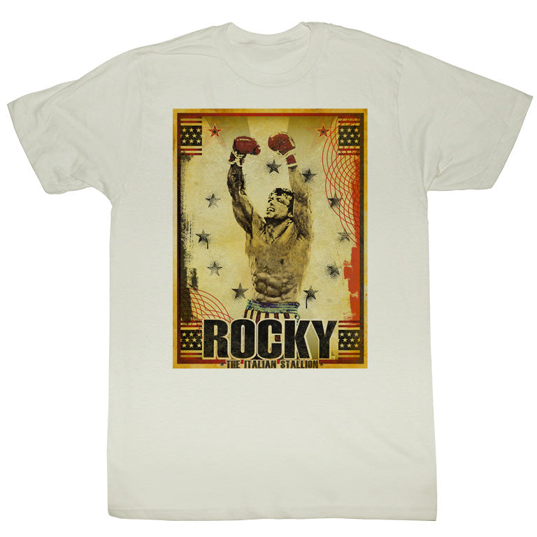Rocky Mens S/S T-Shirt - Rocky - Solid Natural Hoodie, Sweatshirt | CiraTrend.com