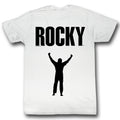 Rocky Mens S/S T-Shirt - Dreams - Solid White Hoodie, Sweatshirt | CiraTrend.com
