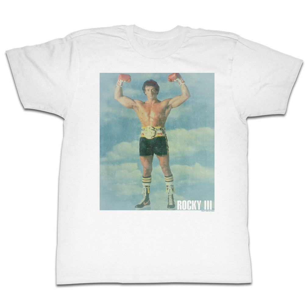 Rocky Mens S/S T-Shirt - So Fly - Solid White Hoodie, Sweatshirt | CiraTrend.com