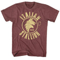 Rocky Mens S/S T-Shirt - Stallion - Heather Vintage Maroon Heather Hoodie, Sweatshirt | CiraTrend.com