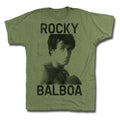Rocky Mens S/S T-Shirt - Balboa - Solid Military Green Hoodie, Sweatshirt | CiraTrend.com