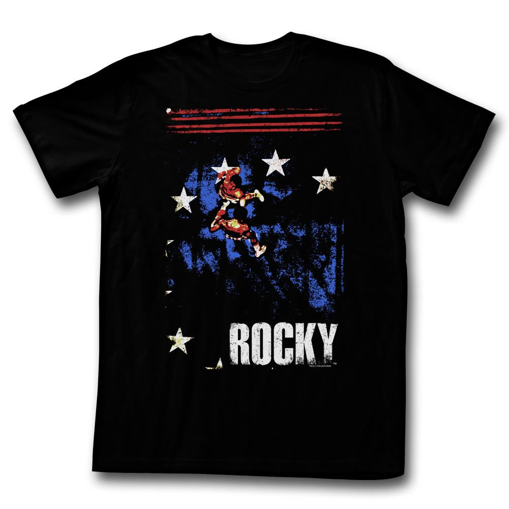 Rocky Mens S/S T-Shirt - Cool Shirt - Solid Black Hoodie, Sweatshirt | CiraTrend.com
