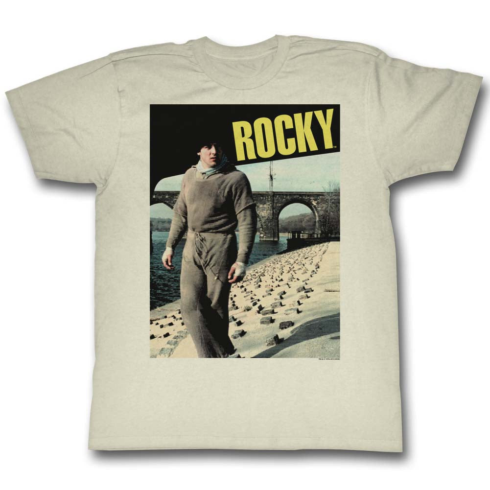 Rocky Mens S/S T-Shirt - Idk - Solid Natural Hoodie, Sweatshirt | CiraTrend.com