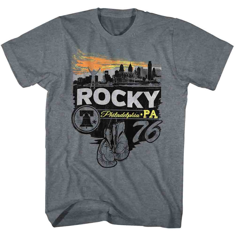 Rocky Mens S/S T-Shirt - Phillysteak - Heather Graphite Heather Hoodie, Sweatshirt | CiraTrend.com