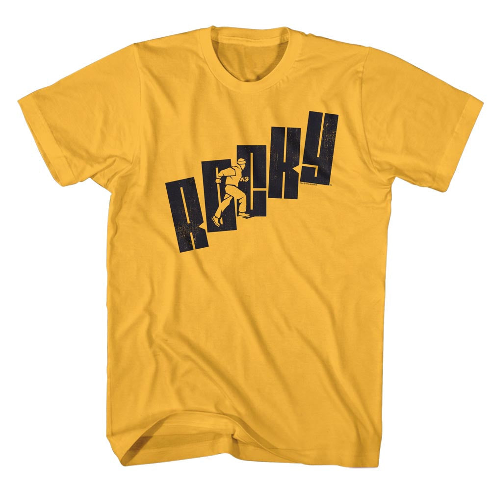 Rocky Mens S/S T-Shirt - Name Steps - Solid Ginger Hoodie, Sweatshirt | CiraTrend.com