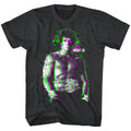 Rocky Mens S/S T-Shirt - Glitchy - Heather Black Heather Hoodie, Sweatshirt | CiraTrend.com