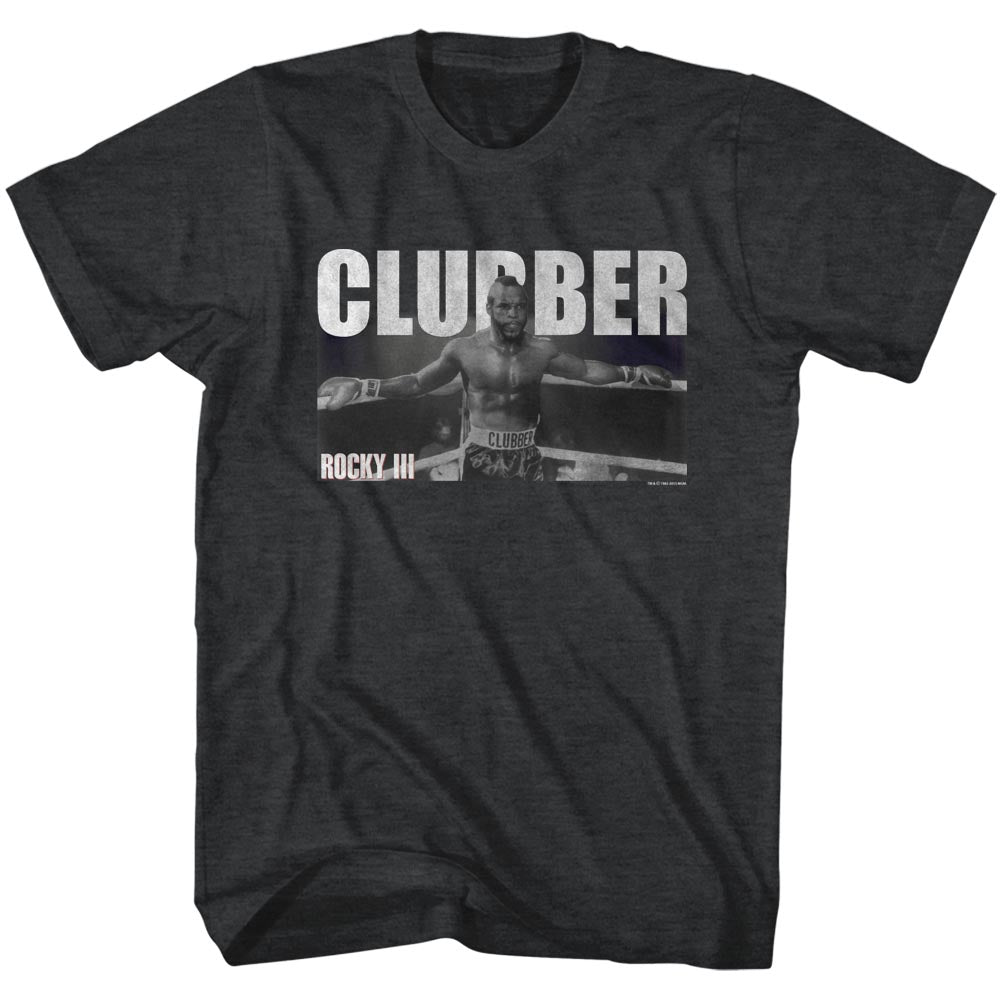 Rocky Mens S/S T-Shirt - Clubber - Heather Black Heather Hoodie, Sweatshirt | CiraTrend.com