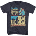 Rocky Mens S/S T-Shirt - Just Beat It - Heather Navy Heather Hoodie, Sweatshirt | CiraTrend.com