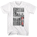 Rocky Mens S/S T-Shirt - Philly Cheese Steak - Solid White Hoodie, Sweatshirt | CiraTrend.com