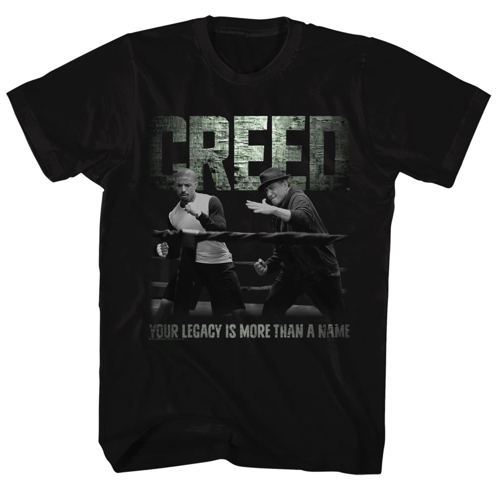 Rocky Mens S/S T-Shirt - Embrace The Legacy - Solid Black Hoodie, Sweatshirt | CiraTrend.com