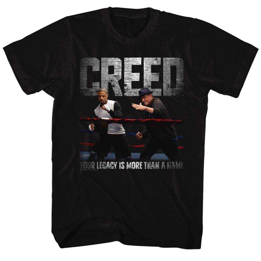Rocky Mens S/S T-Shirt - Embrace The Legacy Color - Solid Black Hoodie, Sweatshirt | CiraTrend.com