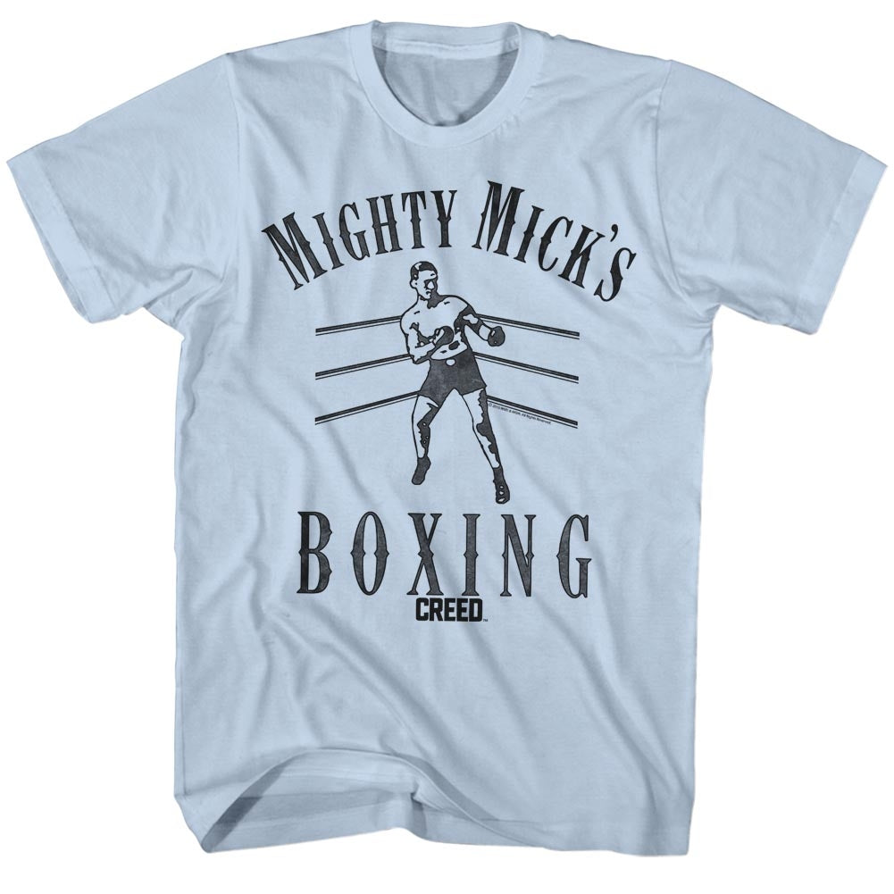 Rocky Mens S/S T-Shirt - Mick'S - Solid Light Blue Hoodie, Sweatshirt | CiraTrend.com