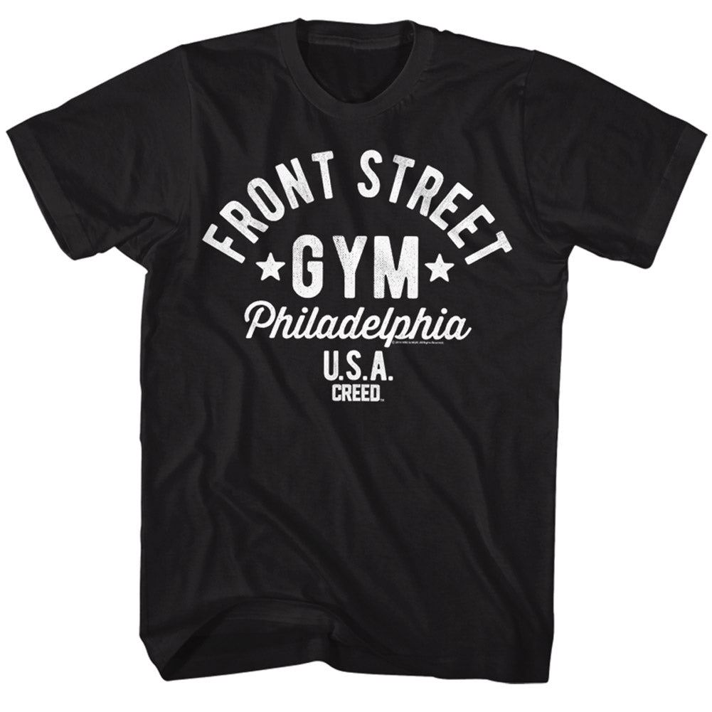 Rocky Mens S/S T-Shirt - Front Street - Solid Black Hoodie, Sweatshirt | CiraTrend.com
