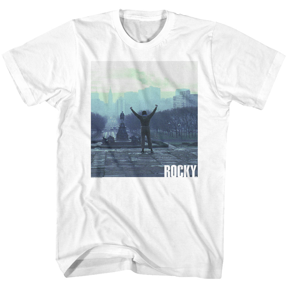 Rocky Mens S/S T-Shirt - Rocky Live - Solid White Hoodie, Sweatshirt | CiraTrend.com