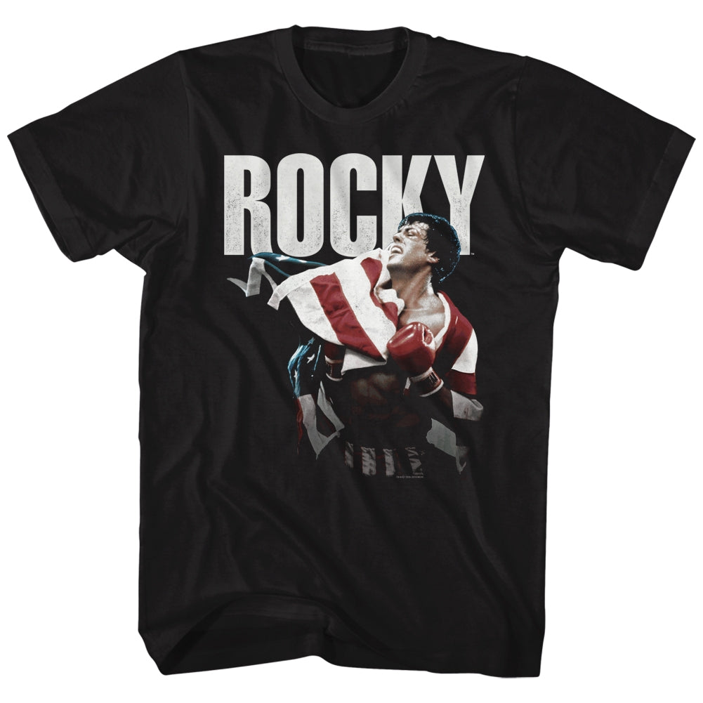 Rocky Mens S/S T-Shirt - Flap Wrap - Solid Black Hoodie, Sweatshirt | CiraTrend.com