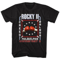 Rocky Mens S/S T-Shirt - Rocky Ii Superfight Ii - Solid Black Hoodie, Sweatshirt | CiraTrend.com
