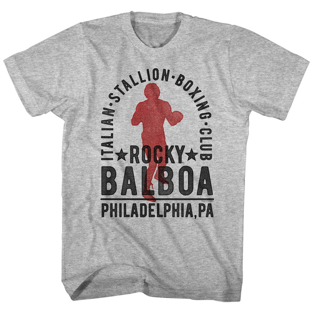 Rocky Mens S/S T-Shirt - Balboa Boxing Club - Heather Gray Heather Hoodie, Sweatshirt | CiraTrend.com