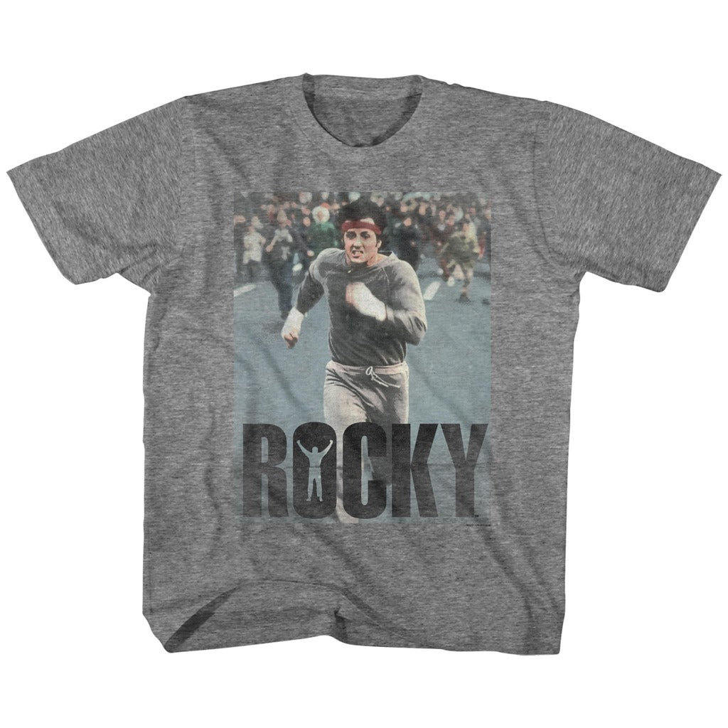 Rocky Toddler S/S T-Shirt - Am Doing A Run - Heather Graphite Heather Hoodie, Sweatshirt | CiraTrend.com