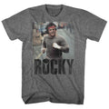 Rocky Mens S/S T-Shirt - Run Rocky - Heather Graphite Heather Hoodie, Sweatshirt | CiraTrend.com