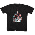 Rocky Toddler S/S T-Shirt - 3D Muscles - Solid Black Hoodie, Sweatshirt | CiraTrend.com