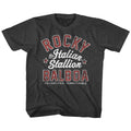 Rocky Toddler S/S T-Shirt - The Italian Stallion - Heather Black Heather Hoodie, Sweatshirt | CiraTrend.com