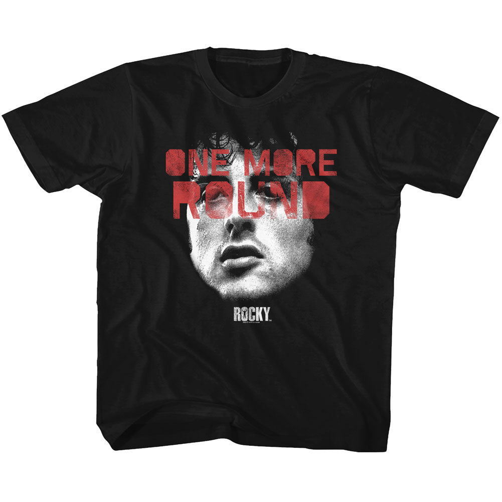 Rocky Youth S/S T-Shirt - One More Round - Solid Black Hoodie, Sweatshirt | CiraTrend.com