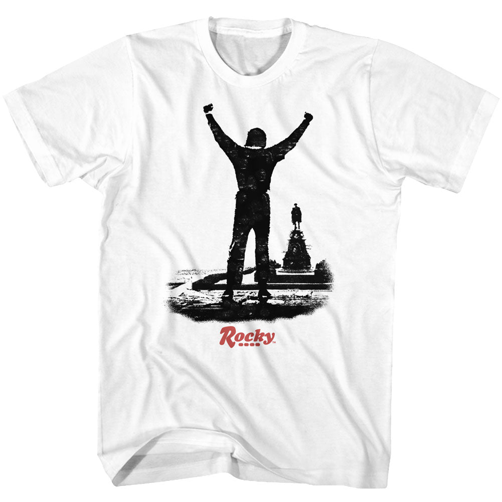 Rocky Mens S/S T-Shirt - Suttle Rocky - Solid White Hoodie, Sweatshirt | CiraTrend.com