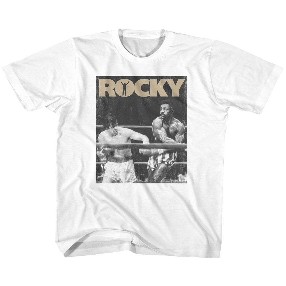 Rocky Toddler S/S T-Shirt - Rocky One - Solid White Hoodie, Sweatshirt | CiraTrend.com