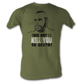 Rocky Mens S/S T-Shirt - Kill You To Death - Solid Military Green Hoodie, Sweatshirt | CiraTrend.com