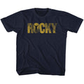Rocky Toddler S/S T-Shirt - Rocky Logo - Solid Navy Hoodie, Sweatshirt | CiraTrend.com