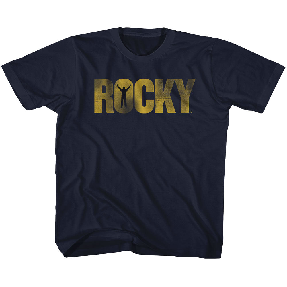 Rocky Toddler S/S T-Shirt - Rocky Logo - Solid Navy Hoodie, Sweatshirt | CiraTrend.com