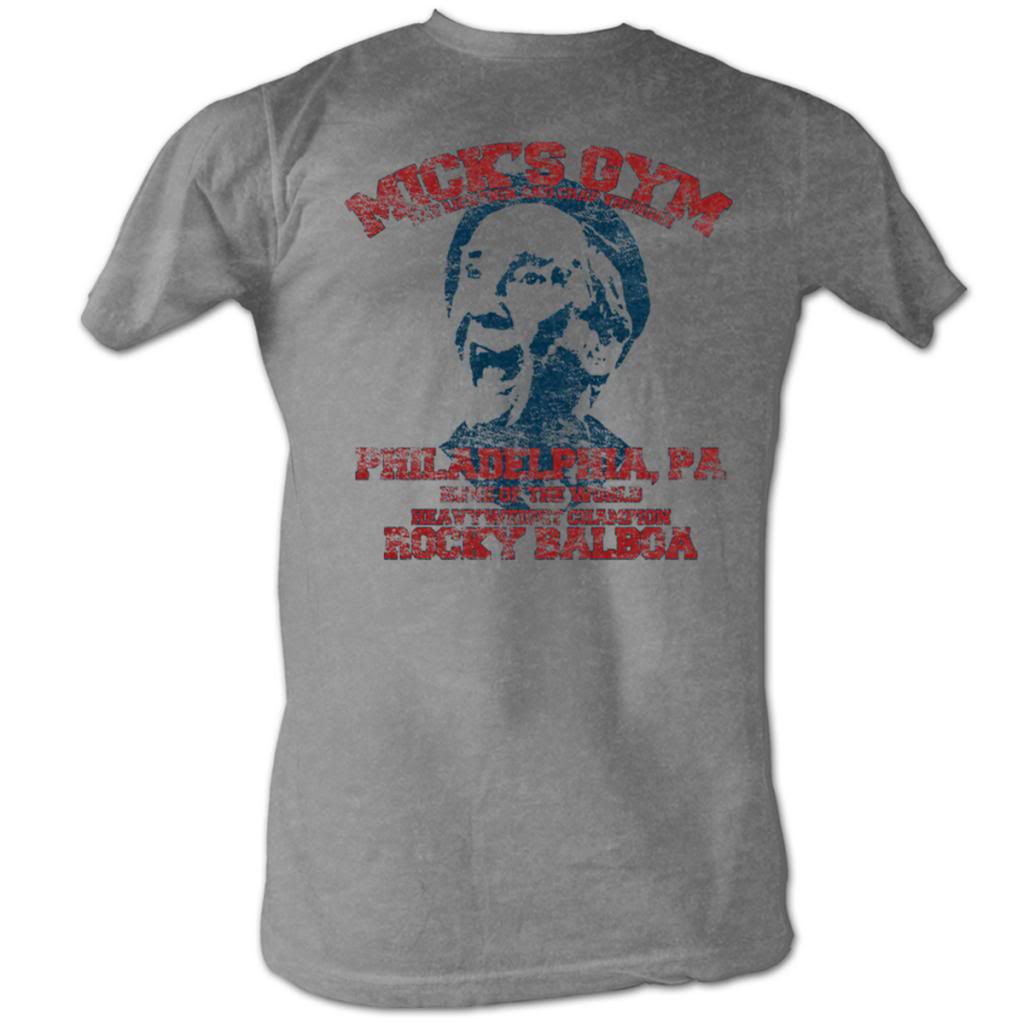 Rocky Mens S/S T-Shirt - Mick'S Gym - Heather Gray Heather Hoodie, Sweatshirt | CiraTrend.com