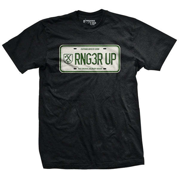 RNG3R UP License Plate T-Shirt Hoodie, Sweatshirt | CiraTrend.com (Image 1)