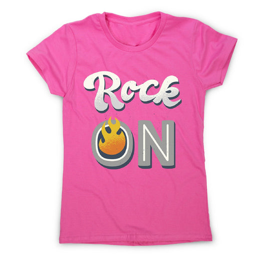 Rock on quote - women's music festival t-shirt