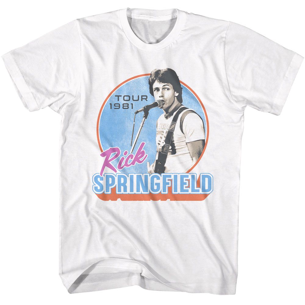 Rick Springfield Tour 1981 Official T-Shirt Hoodie, Sweatshirt | CiraTrend.com