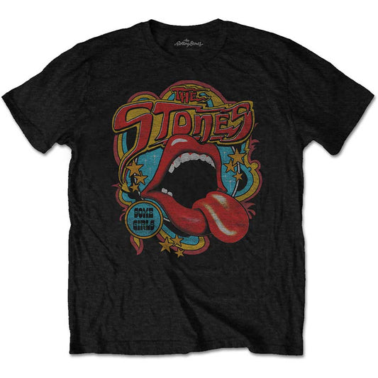 The Rolling Stones | Official Band T-Shirt | Retro 70s Vibe (Soft-Hand Inks)