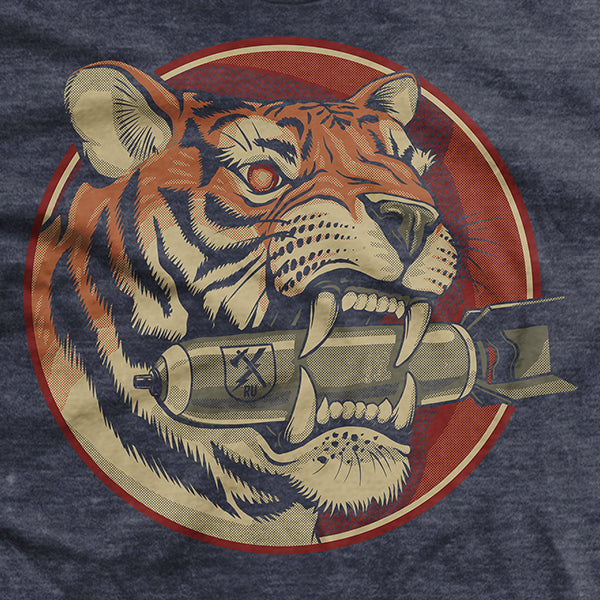 Men's Tiger Bomb T-shirt Hoodie, Sweatshirt | CiraTrend.com (Image 2)