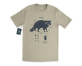 Raccoon Anatomy T shirt, Raccoon T Shirt, Biologist Gifts, Wildlife T Shirt, Raccoon Gift, Outdoors T shirt, Vintage...